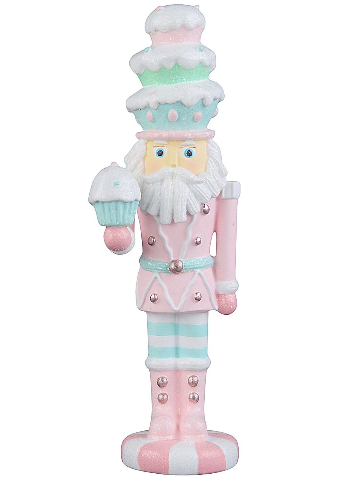 25cm Christmas Sweets & Cupcakes La Patissier Santa Resin Figurine