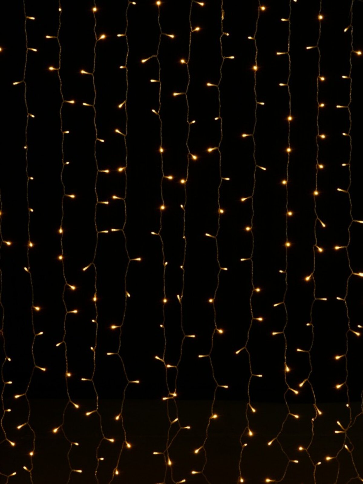 280 Warm White LED Curtain Light 8 Function With Timer | 2m x 2m
