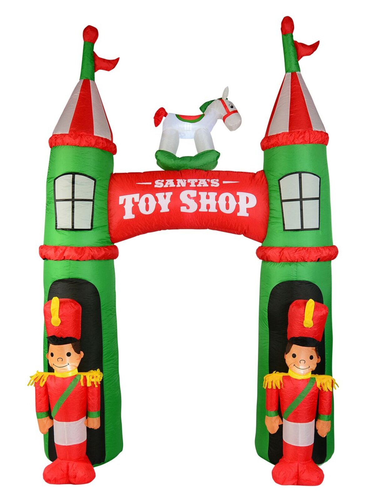 2.9m Santa's Toy Shop Archway | LED Outdoor Inflatable