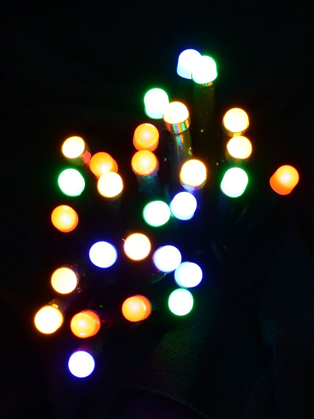300 Multi Colour LED Mini Round Bulb Christmas Fairy String Lights - 30m