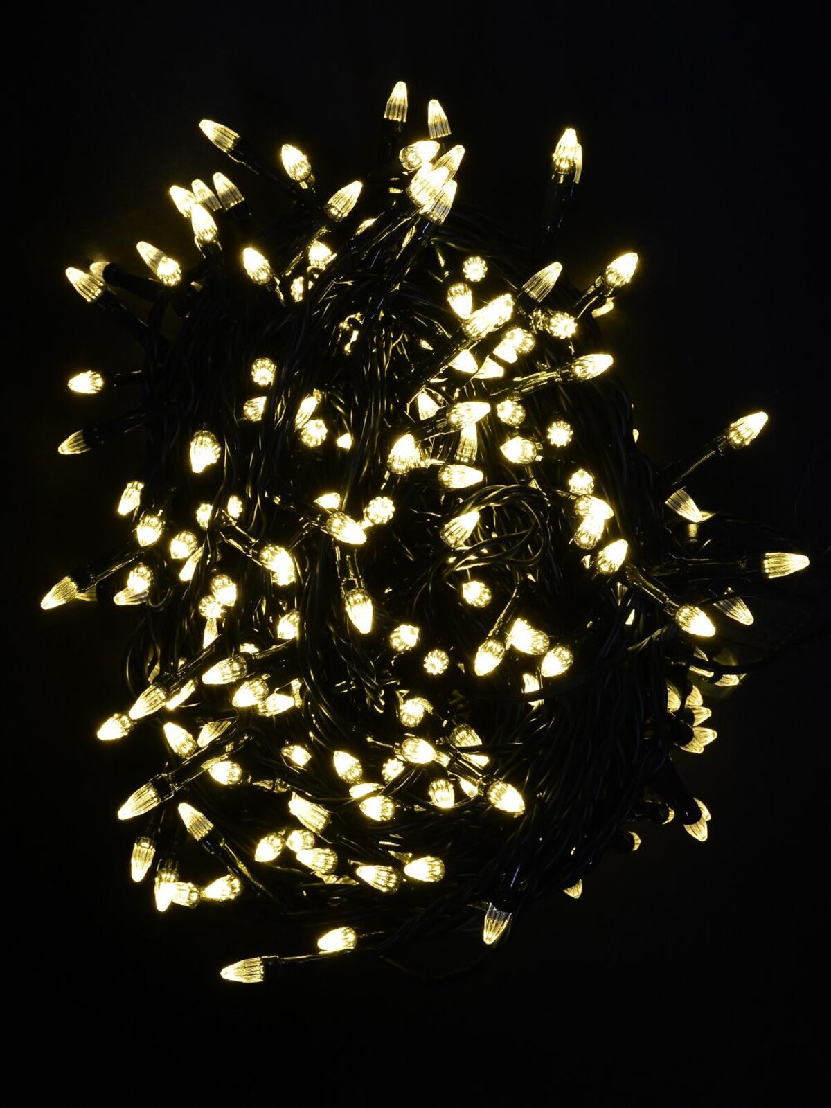 300 Warm White LED Bullet Bulb String Light - 15m