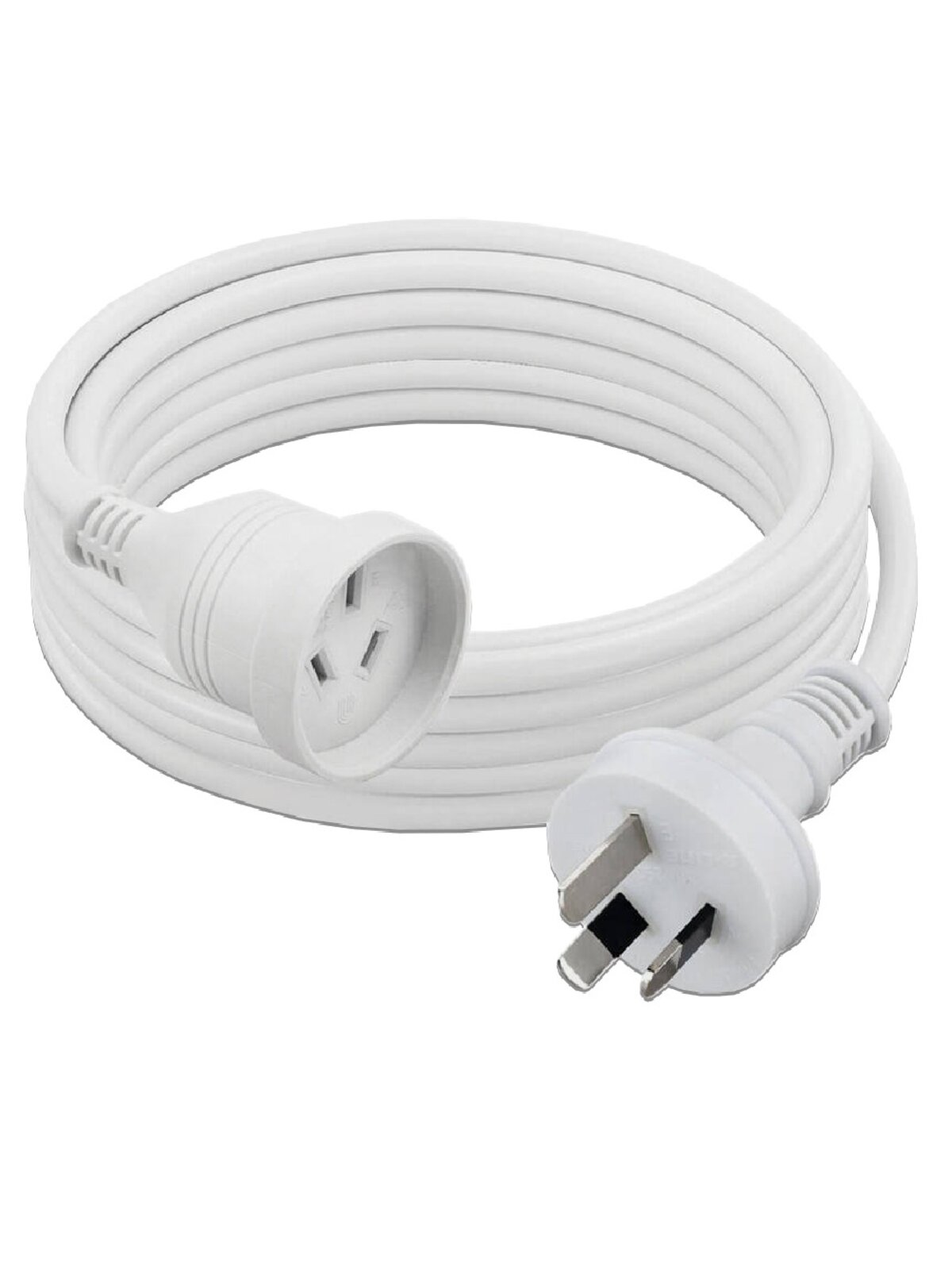 3m White Sansai Indoor Extension Cord | Power Lead For Festive Displays
