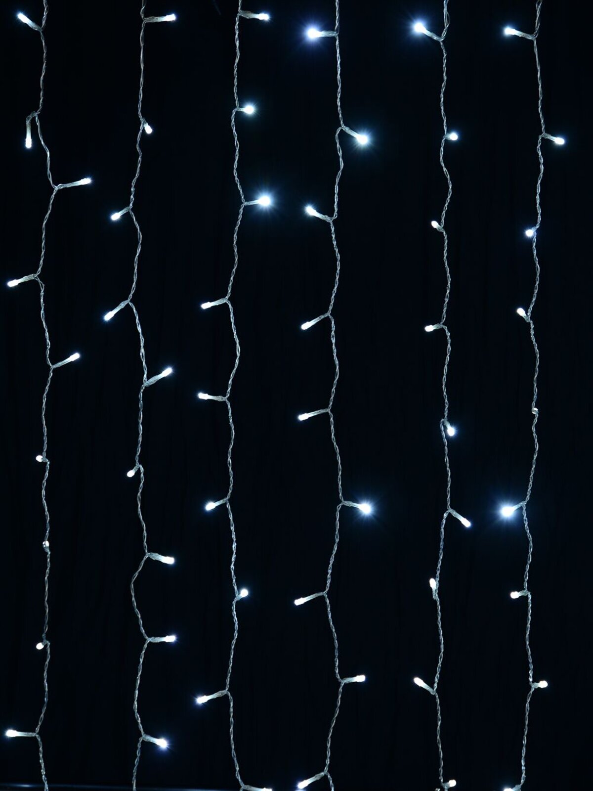 400 Blue & Cool White LED 2m String Curtain Light