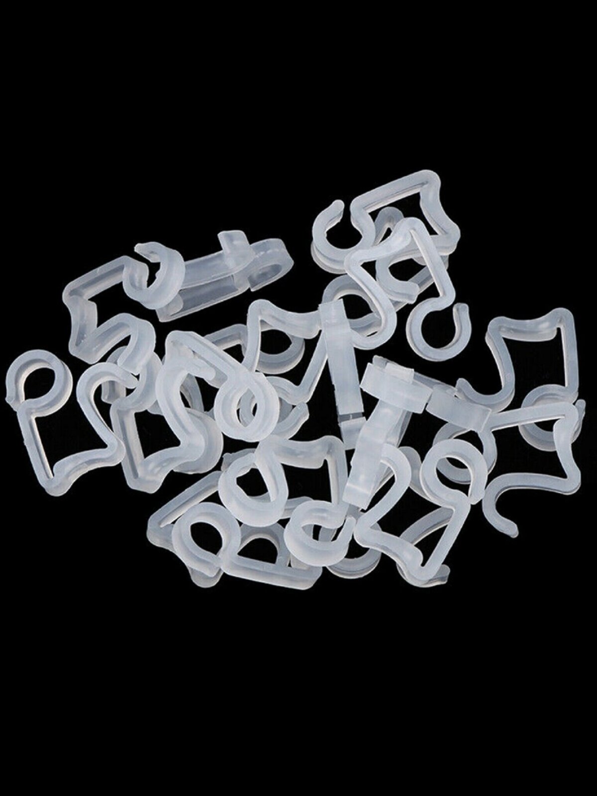 50x Reusable Outdoor Gutter Hooks Christmas Lights Accessory