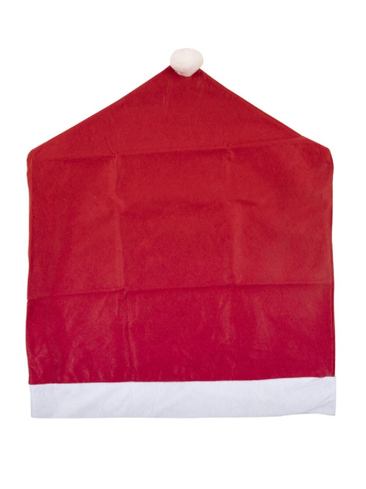 Santa Hat Chair Cover | 60cm Red Felt Dining Decor & Secret Santa Gift