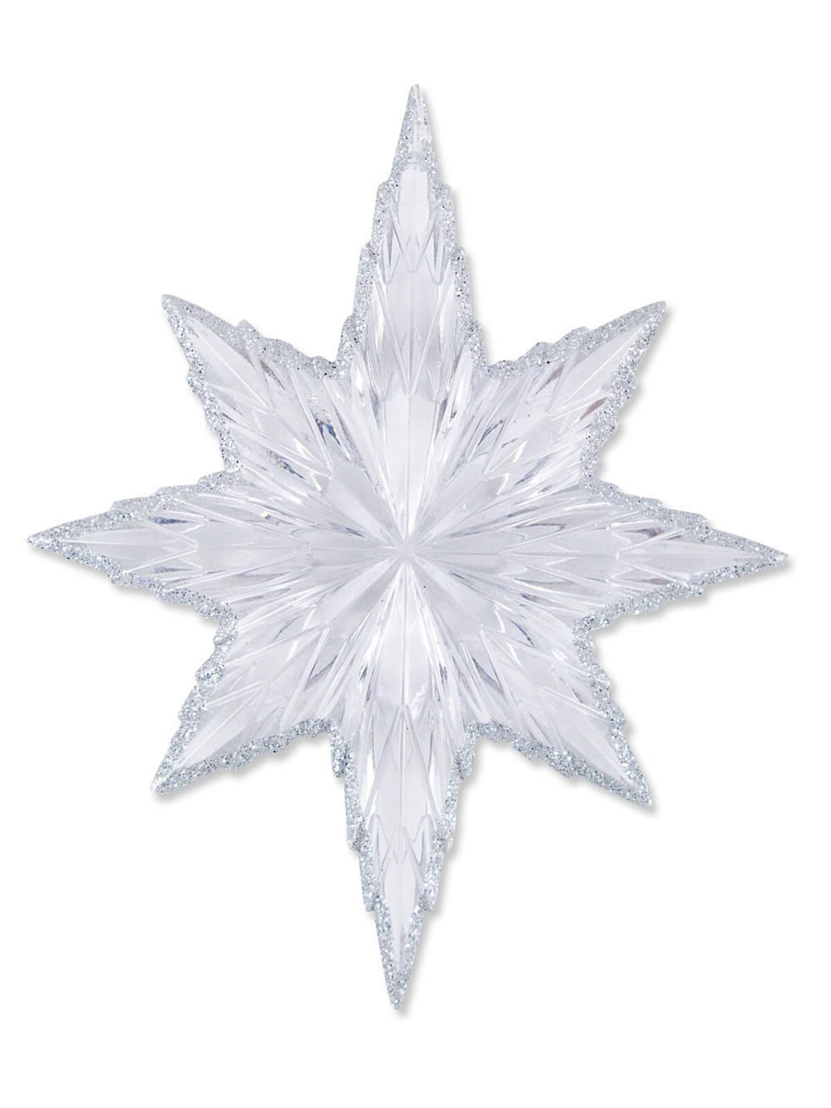8 Point Star Hanging Ornament - 12cm