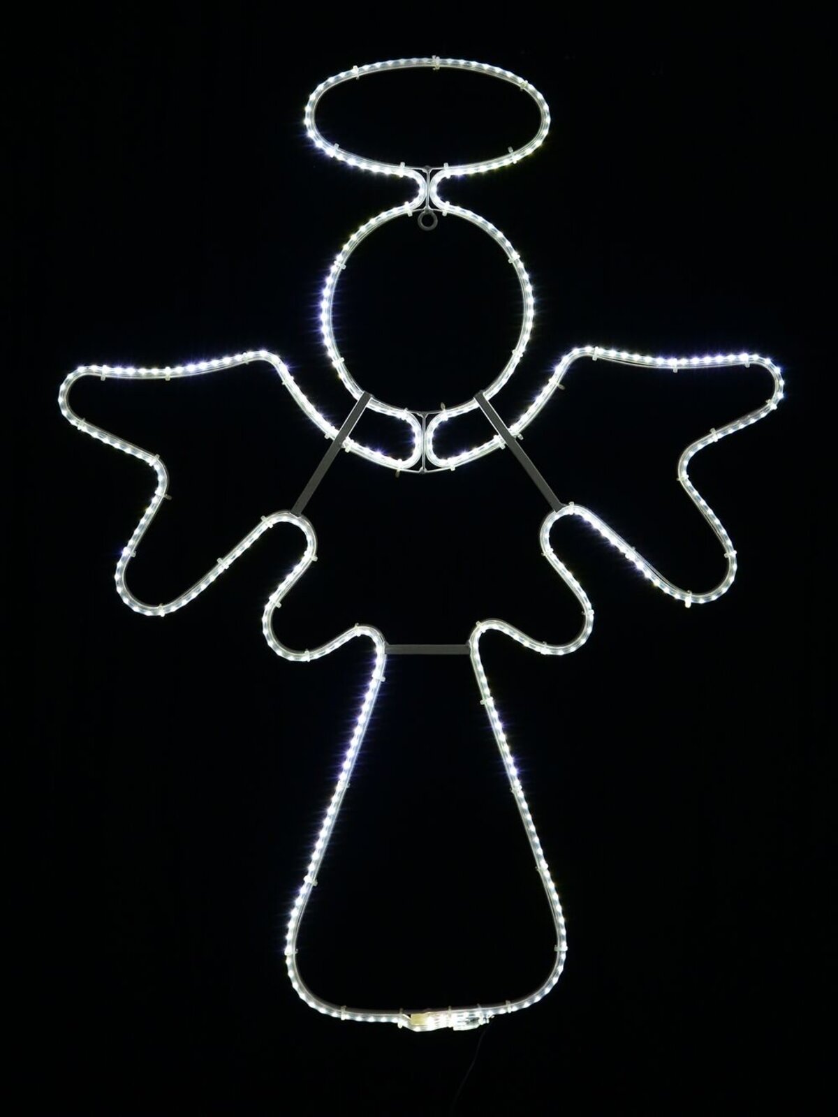 83cm Nativity Angel & Halo SMD Strip With Cool White LED Light Display