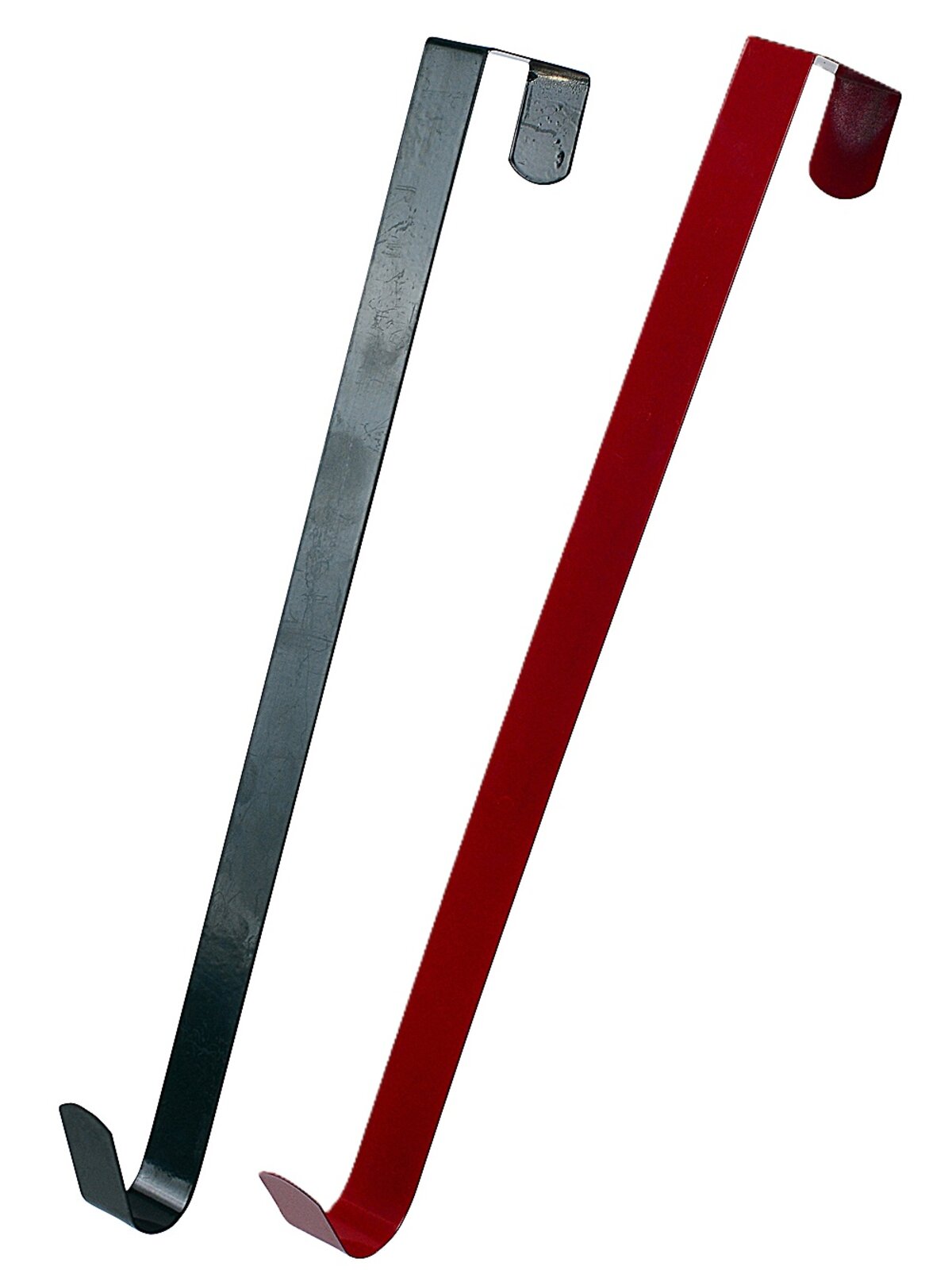 Assorted Red Or Green Metal Wreath Hanger | 36cm Over Door Hook Holds 11kg