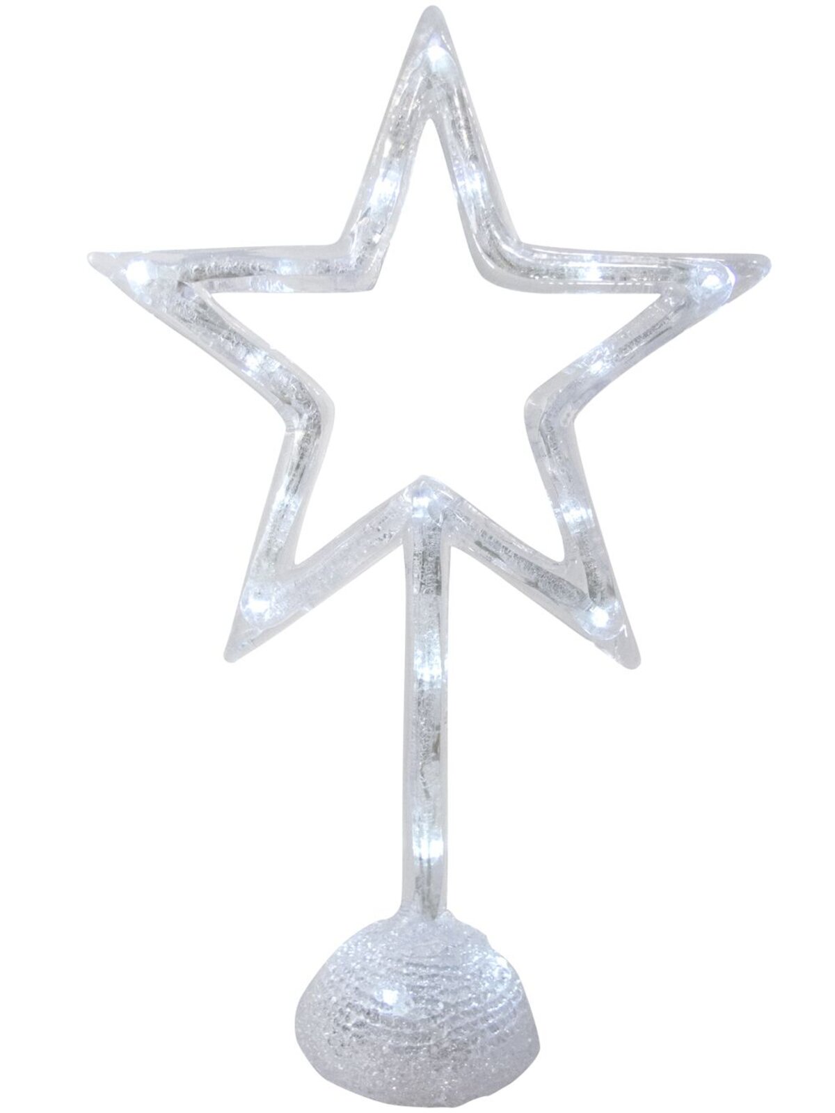 Cool White LED Standing Star Ornament - 40cm