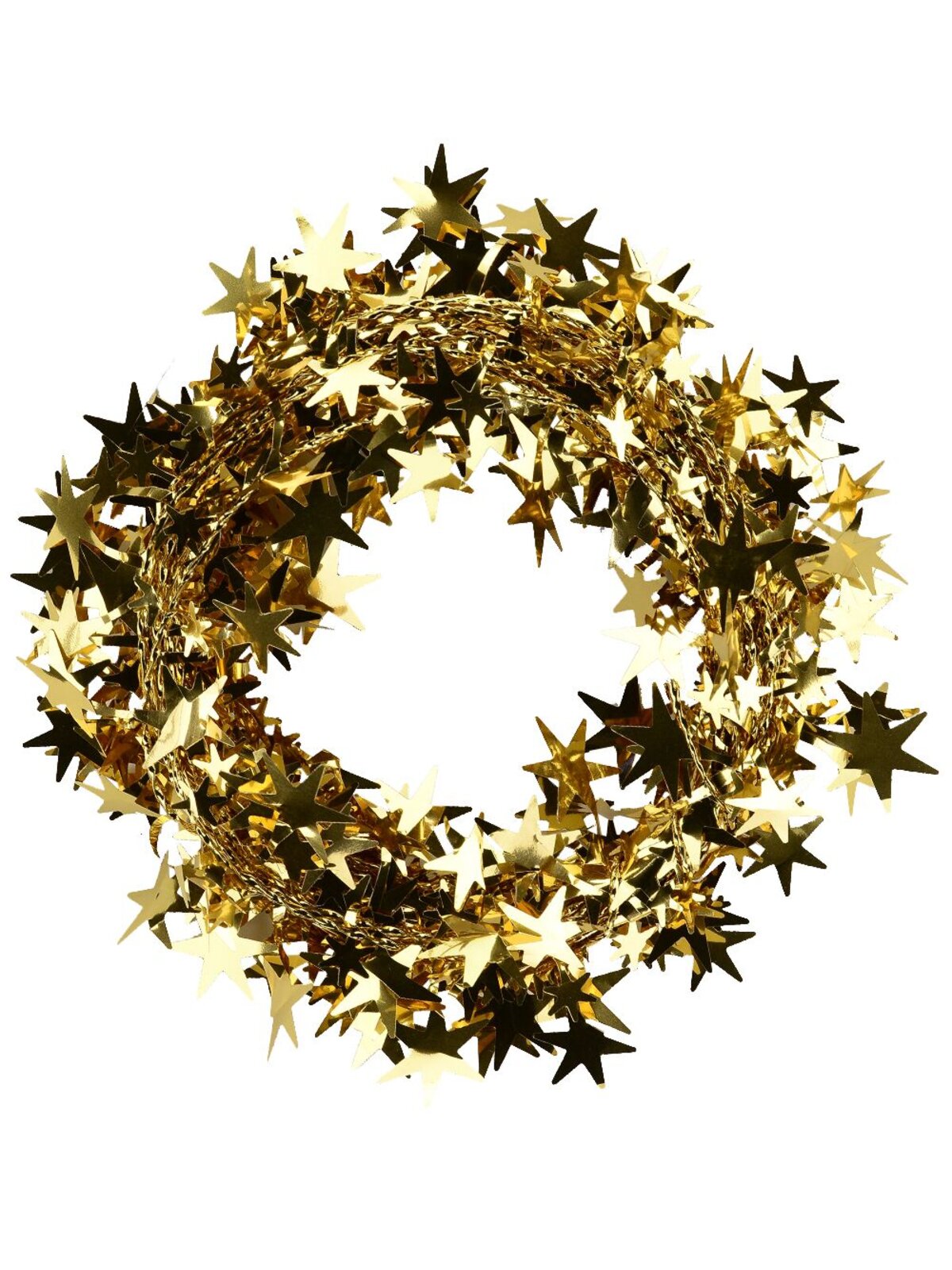 Copper Star Wired Garland - 7.6m