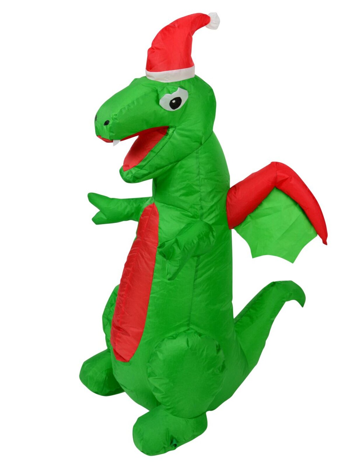 Cute But Very Scary Baby Christmas Dragon Illuminated Inflatable - 1.2m