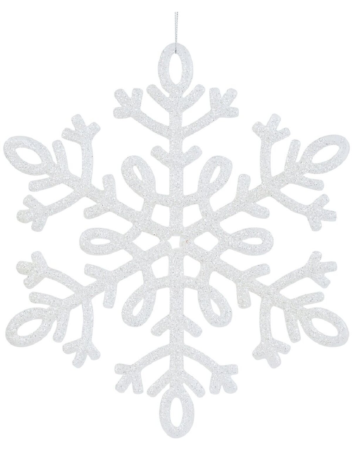 Dynamic Iridescent Frost Giant Snowflake Ornament | 30cm