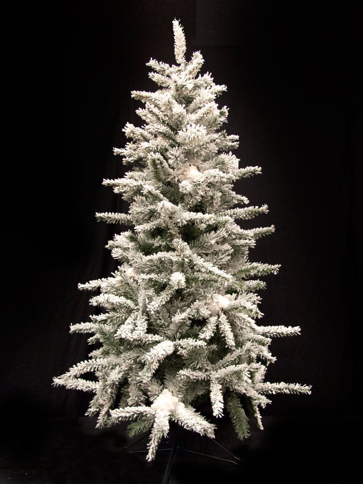 Flocked White Snow Antarctic Pine Christmas Tree - 1.5m