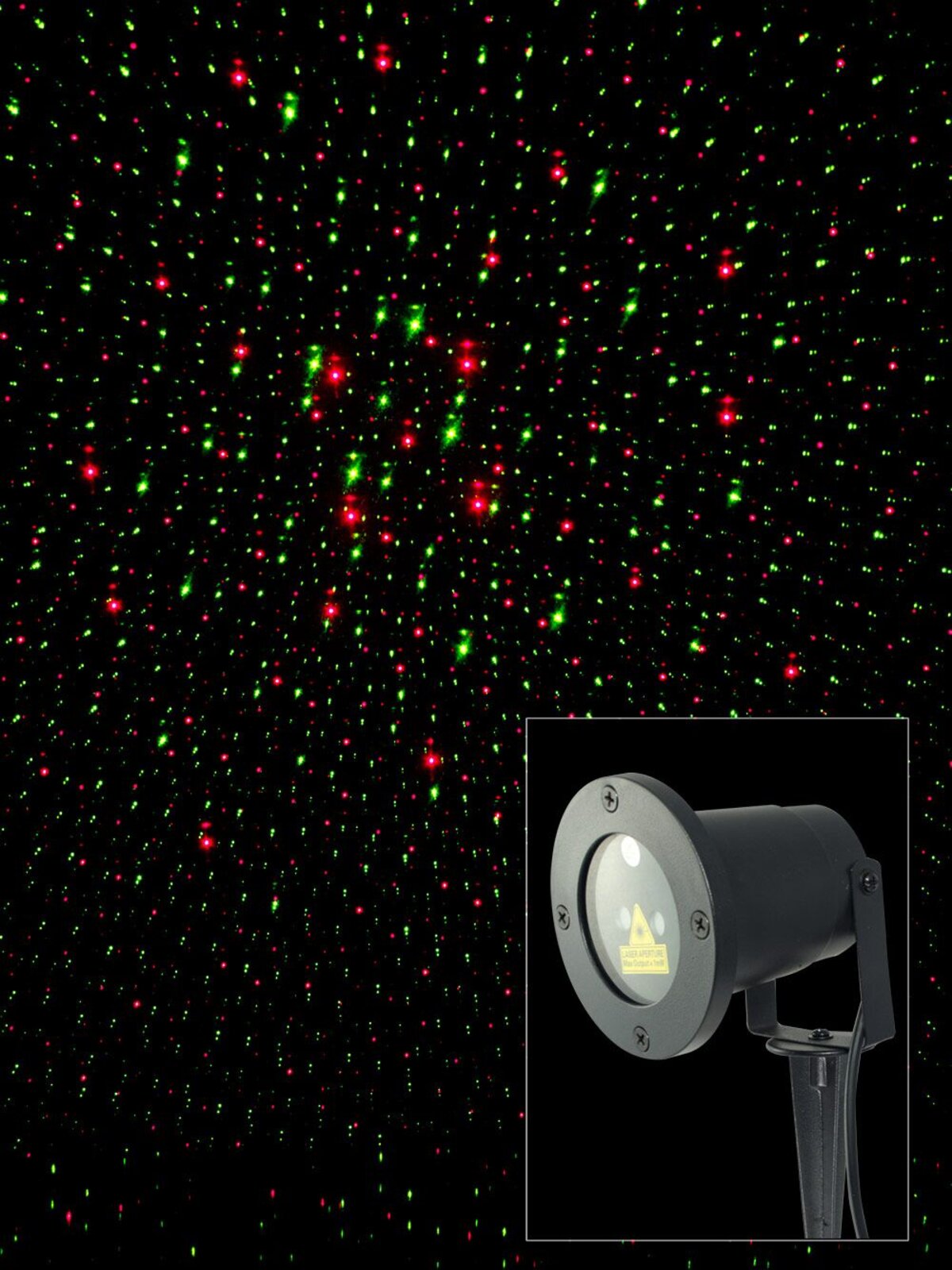 Garden Multi Point Static Laser Light - 30cm