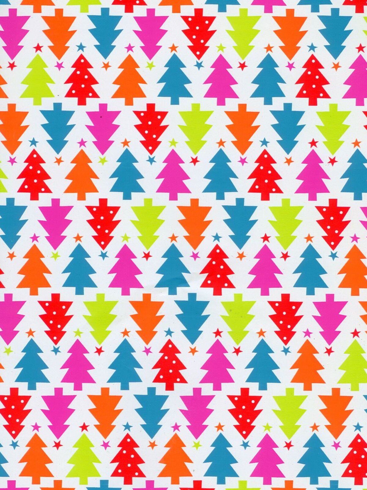 Geometric Tree Gift Wrap Counter Roll - 50m