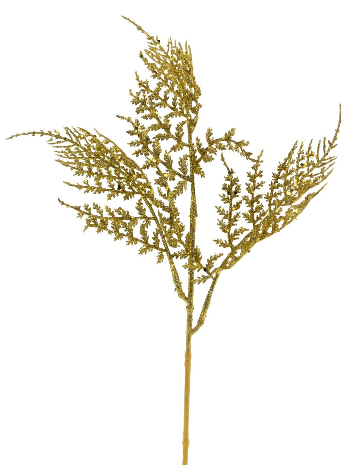 Gold Fern Decorative Pick - 14cm