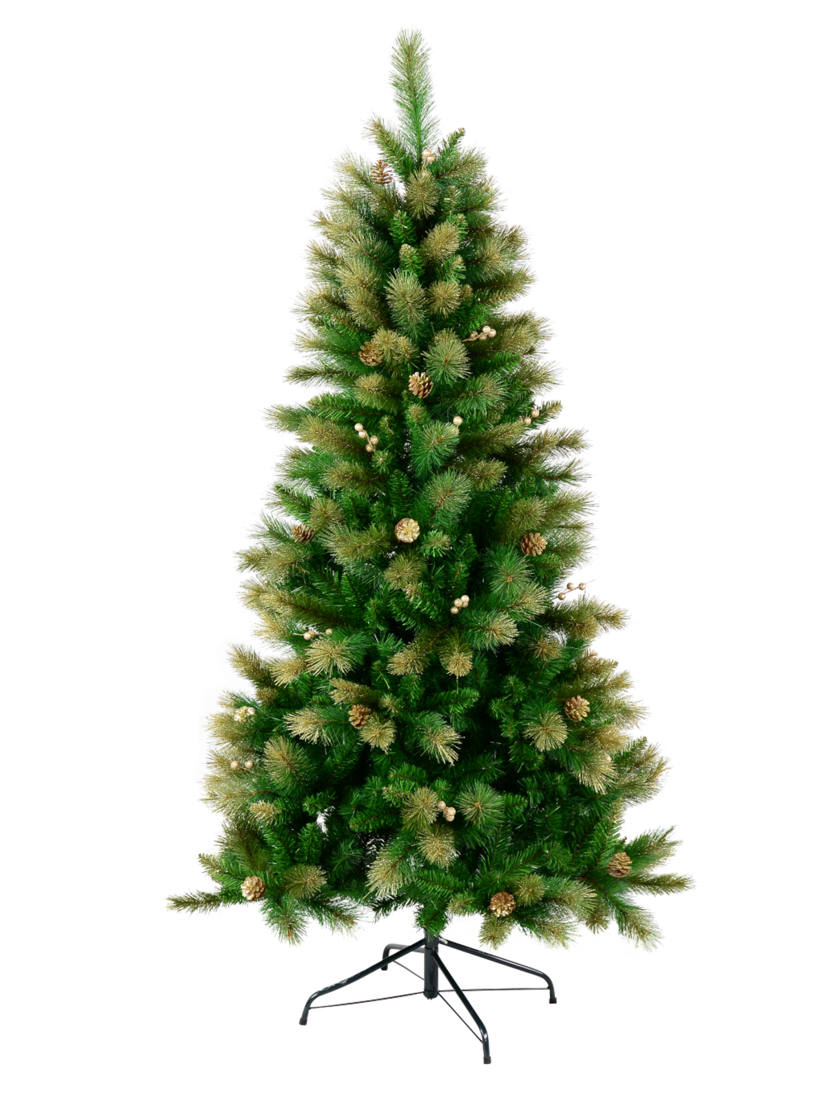 Golden Dawn Christmas Tree With 1251 Tips - 2.3m