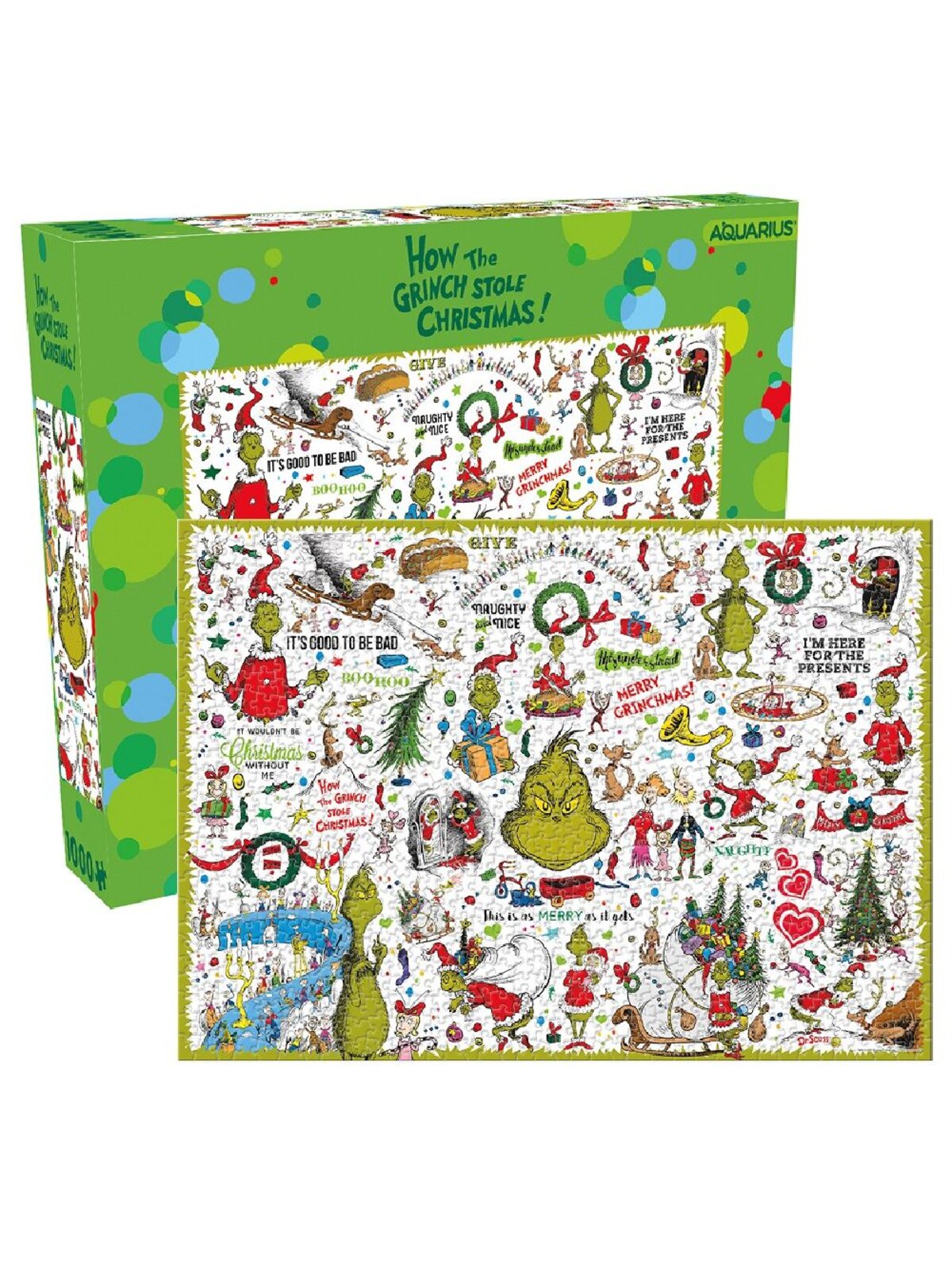 How The Grinch Stole Christmas Collage Jigsaw Puzzle - 1000 pieces