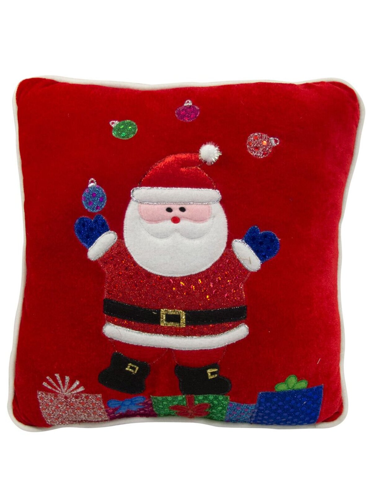 Juggling Santa Cushion - 30cm