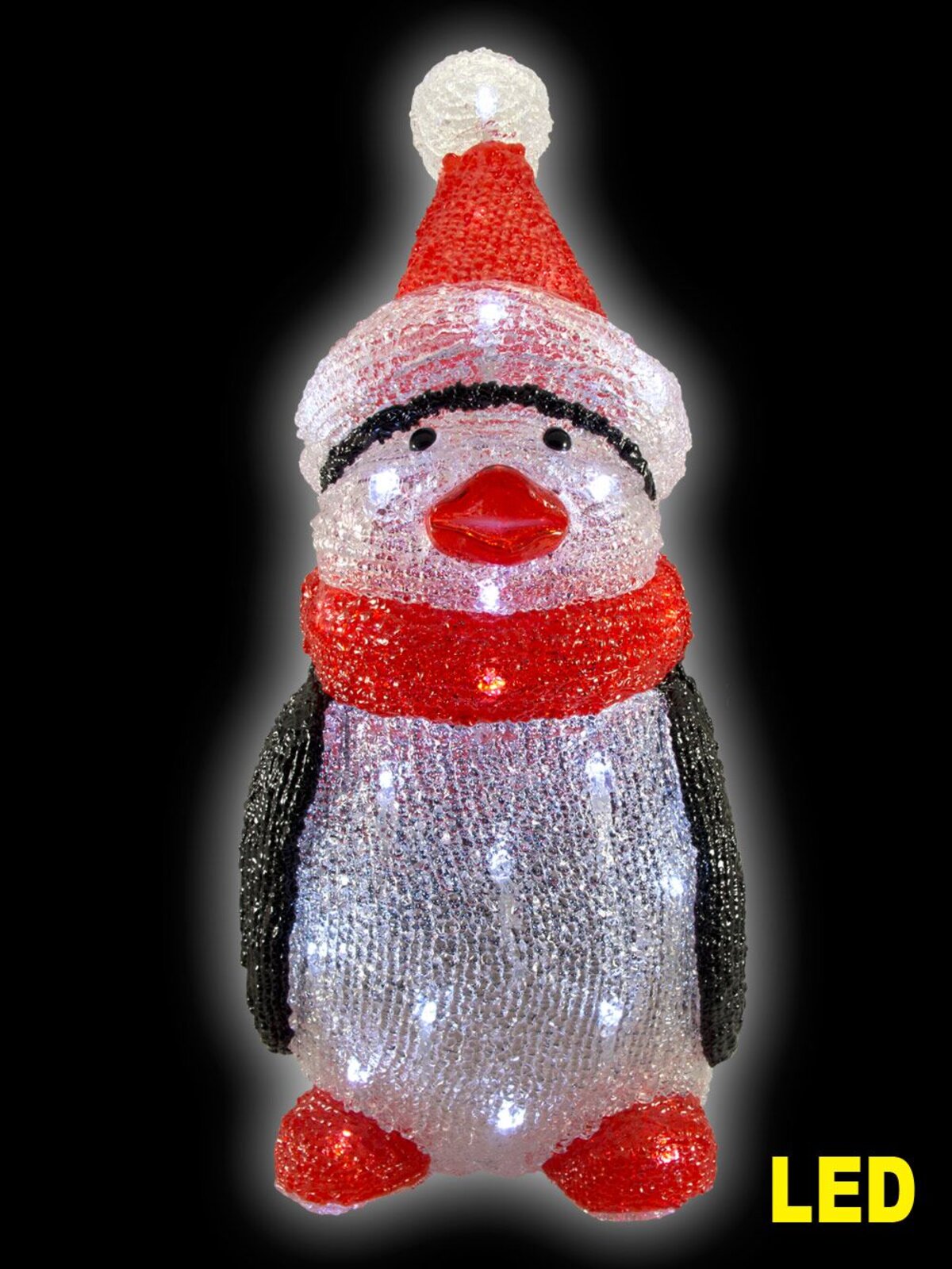 LED Acrylic Penguin Ornament - 37cm