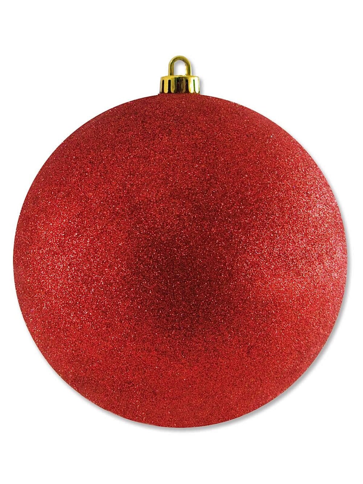 Majestic Red Glitter Large Display Bauble | 20cm