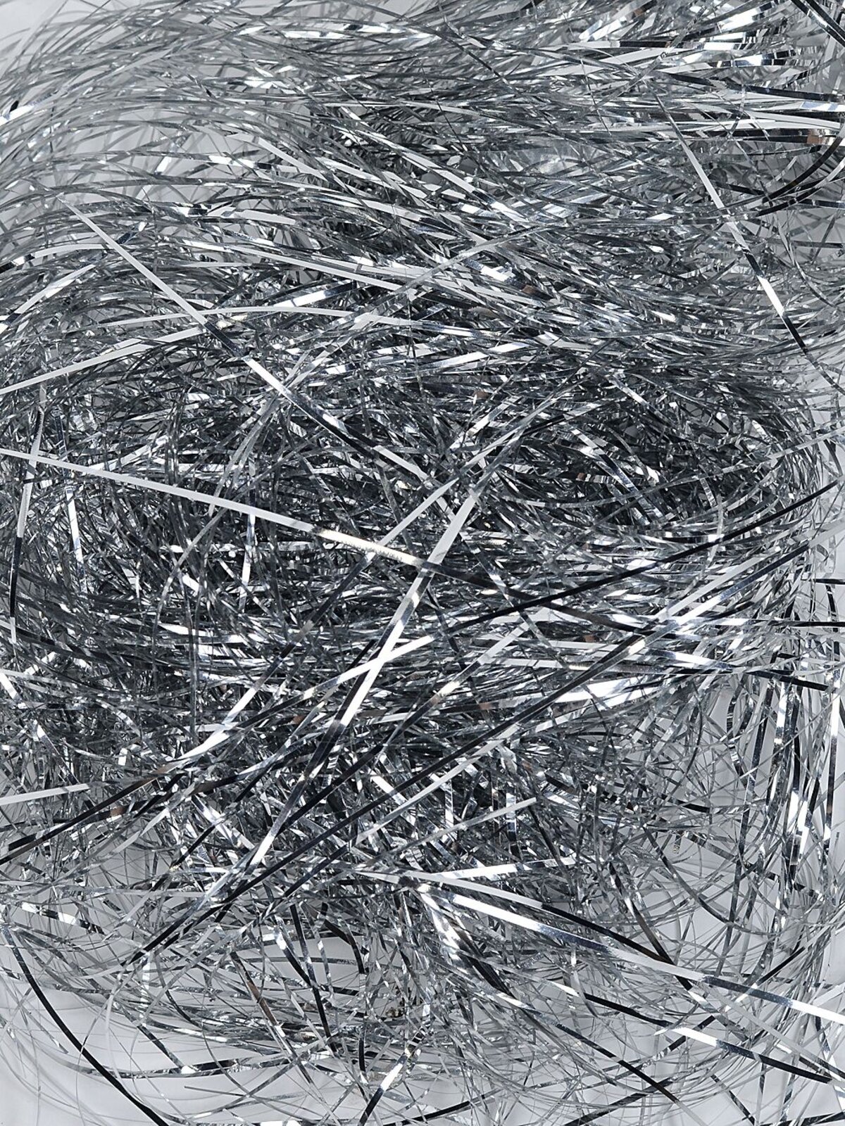 Metallic Silver Whimsical Essential Tinsel Lametta | 300x Icicles