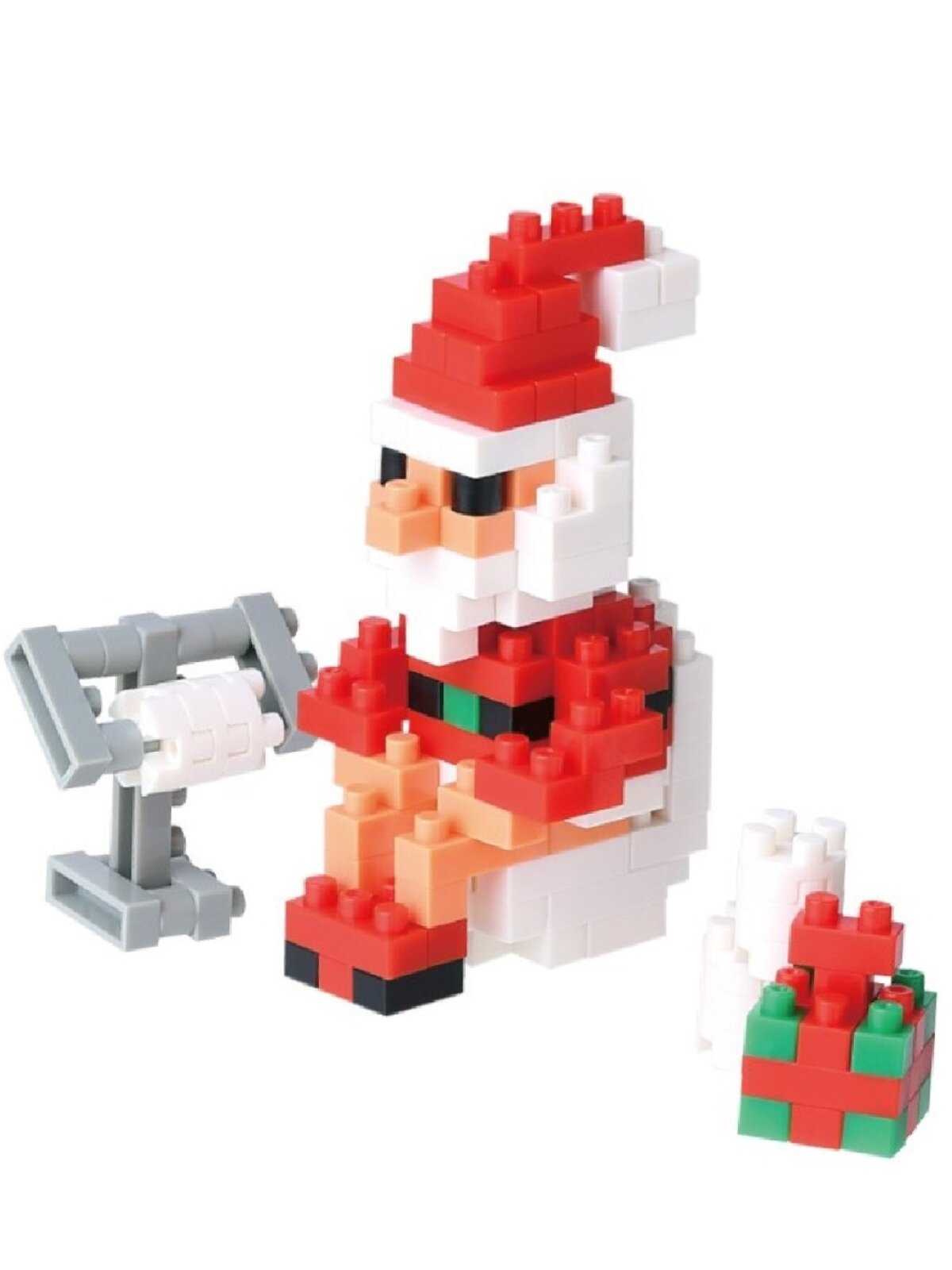 Nanoblocks Santa Claus In The Bathroom Christmas Toy - NBC_156 140 Piece