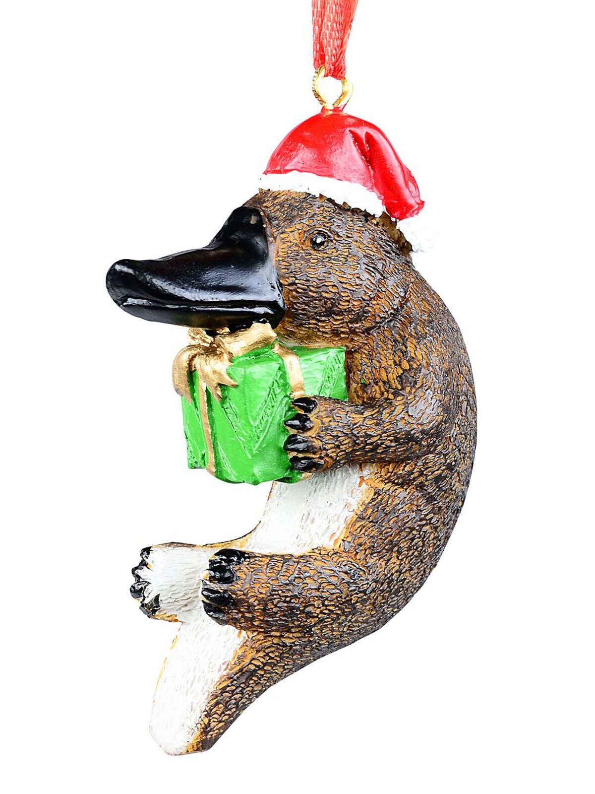 Native Platypus With Green Gift Whimsical Essential Ornament | 75mm