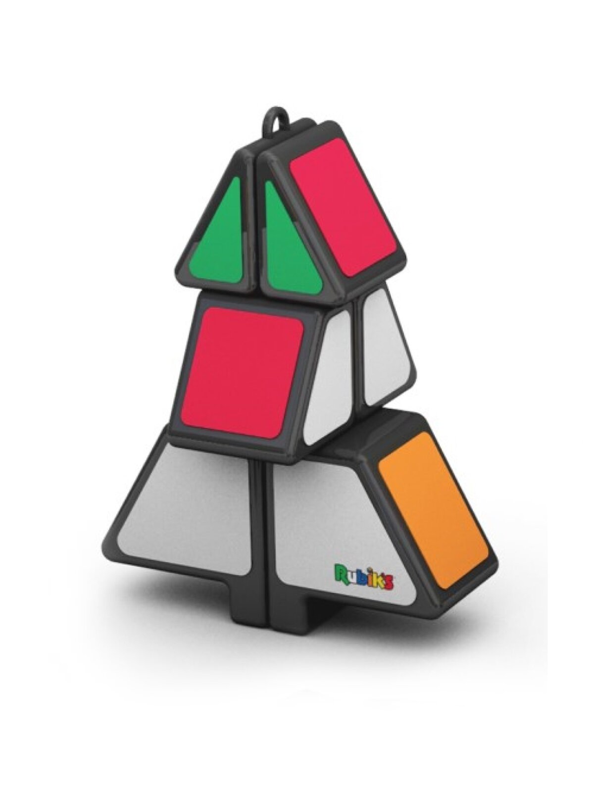 Official Rubik's Christmas Tree Puzzle | 2D Twisty Puzzle & Ornament