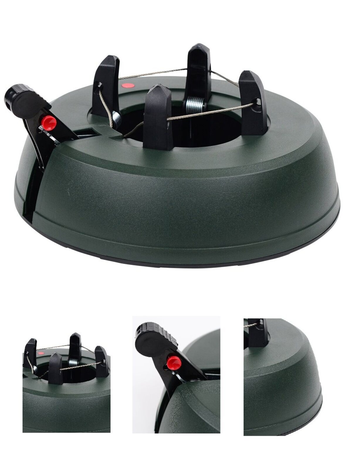 Pedal Operated Real Christmas Tree Stand 3.1L | For Live Trees Up To 2.2m