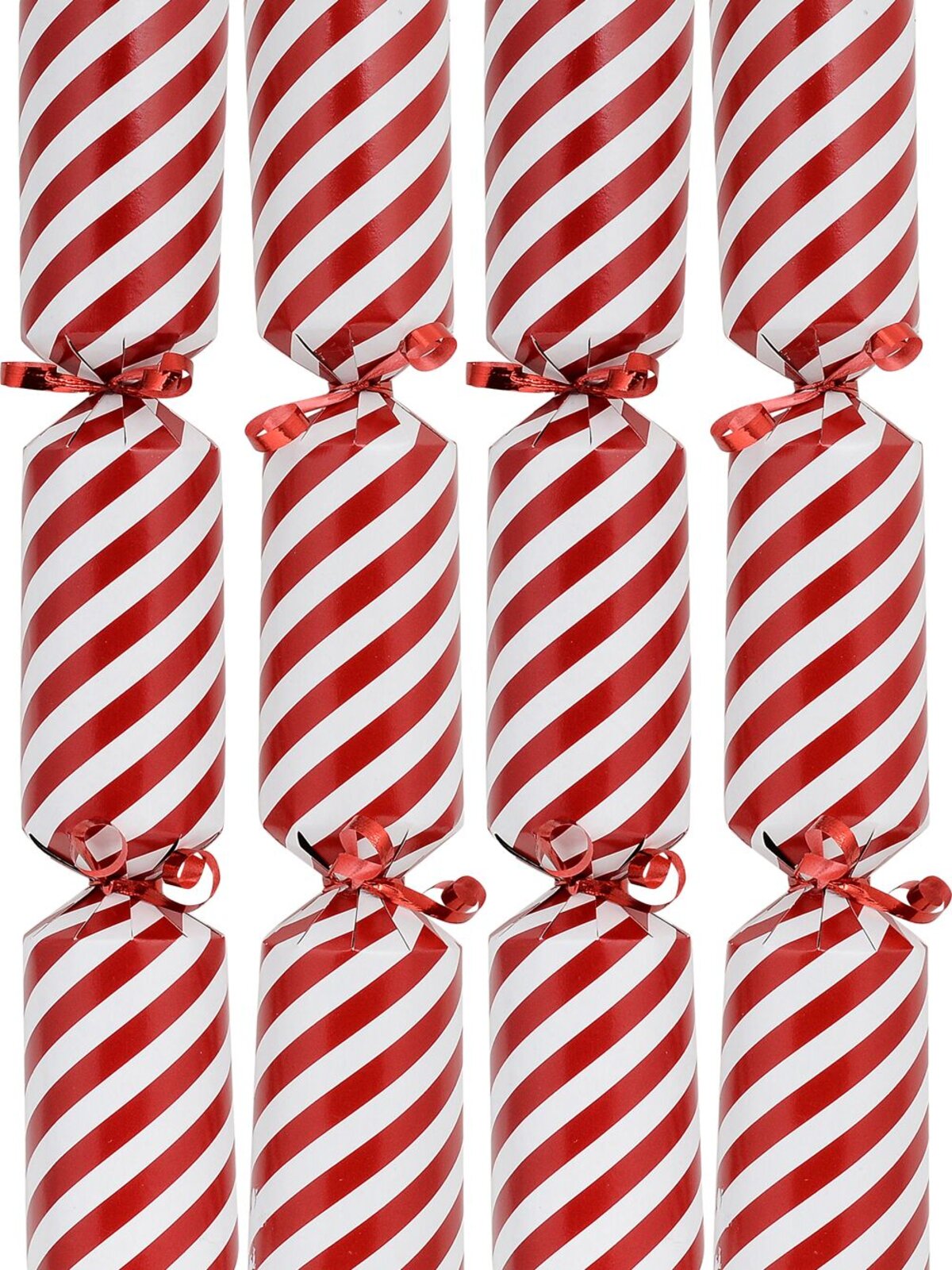 Red & White Candy Cane Stripe Christmas Cracker Bon Bons - 50 x 30cm
