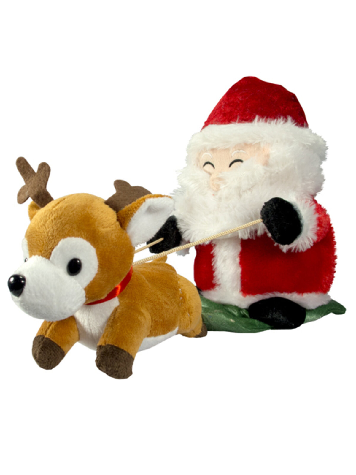 Santa & Reindeer Animation - 32cm