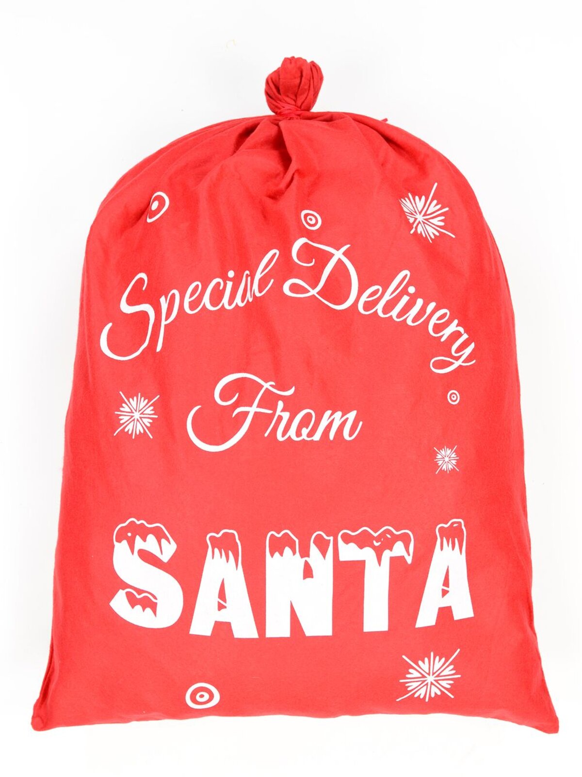 Special Delivery From Santa Red Felt Santa Sack - 90cm
