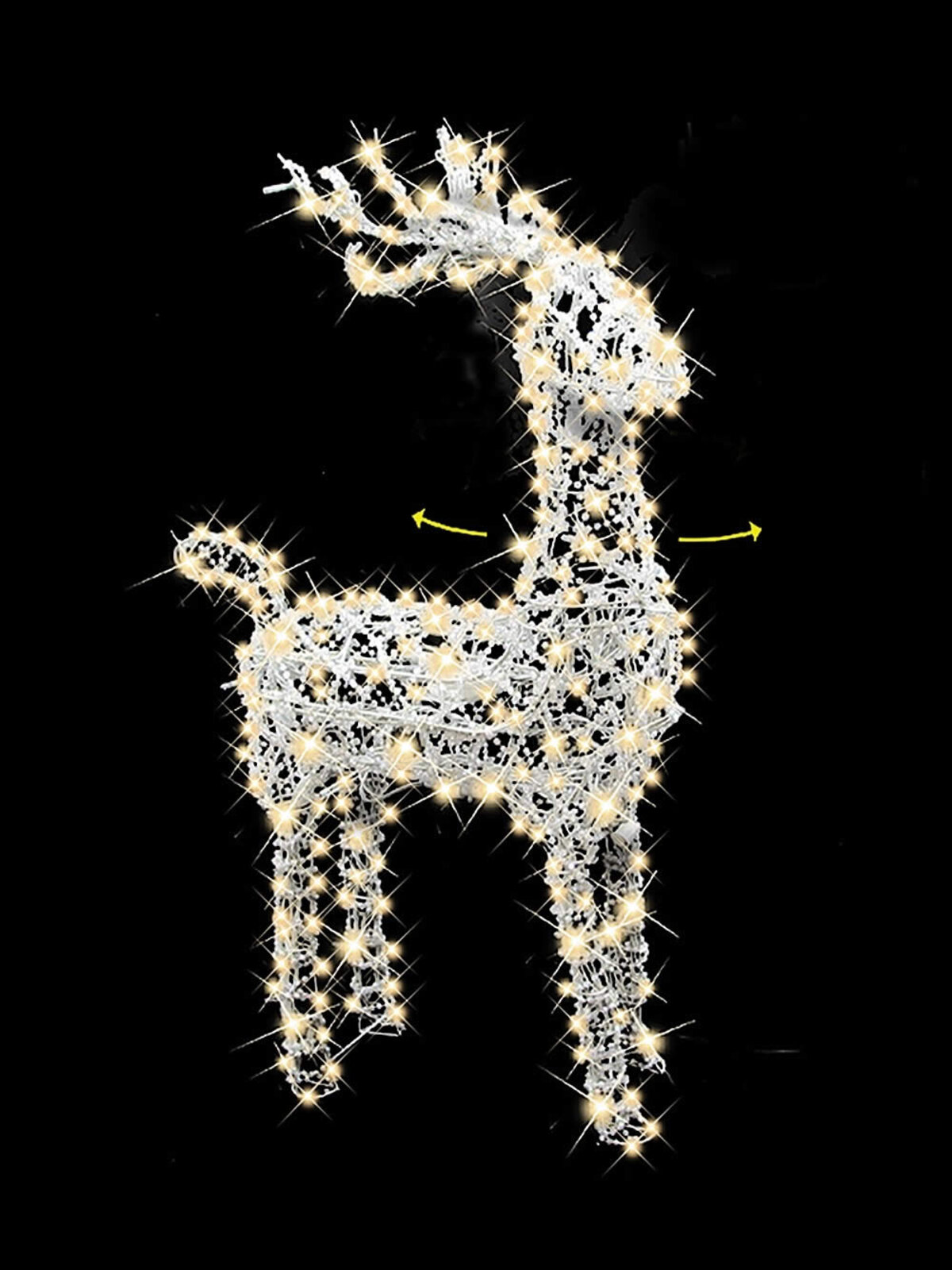 Standing Crystal Deer Light Display - 1.2m