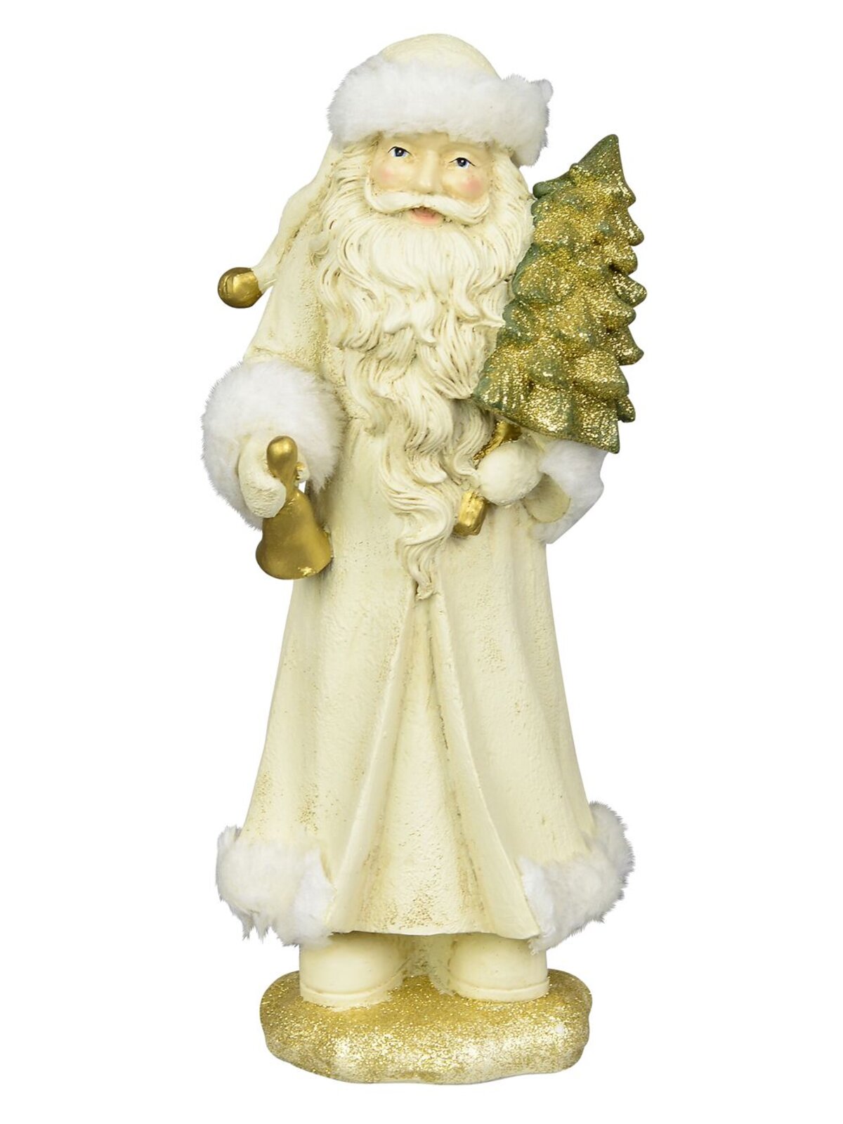 Traditional Father Christmas Standing Ornament - 24cm