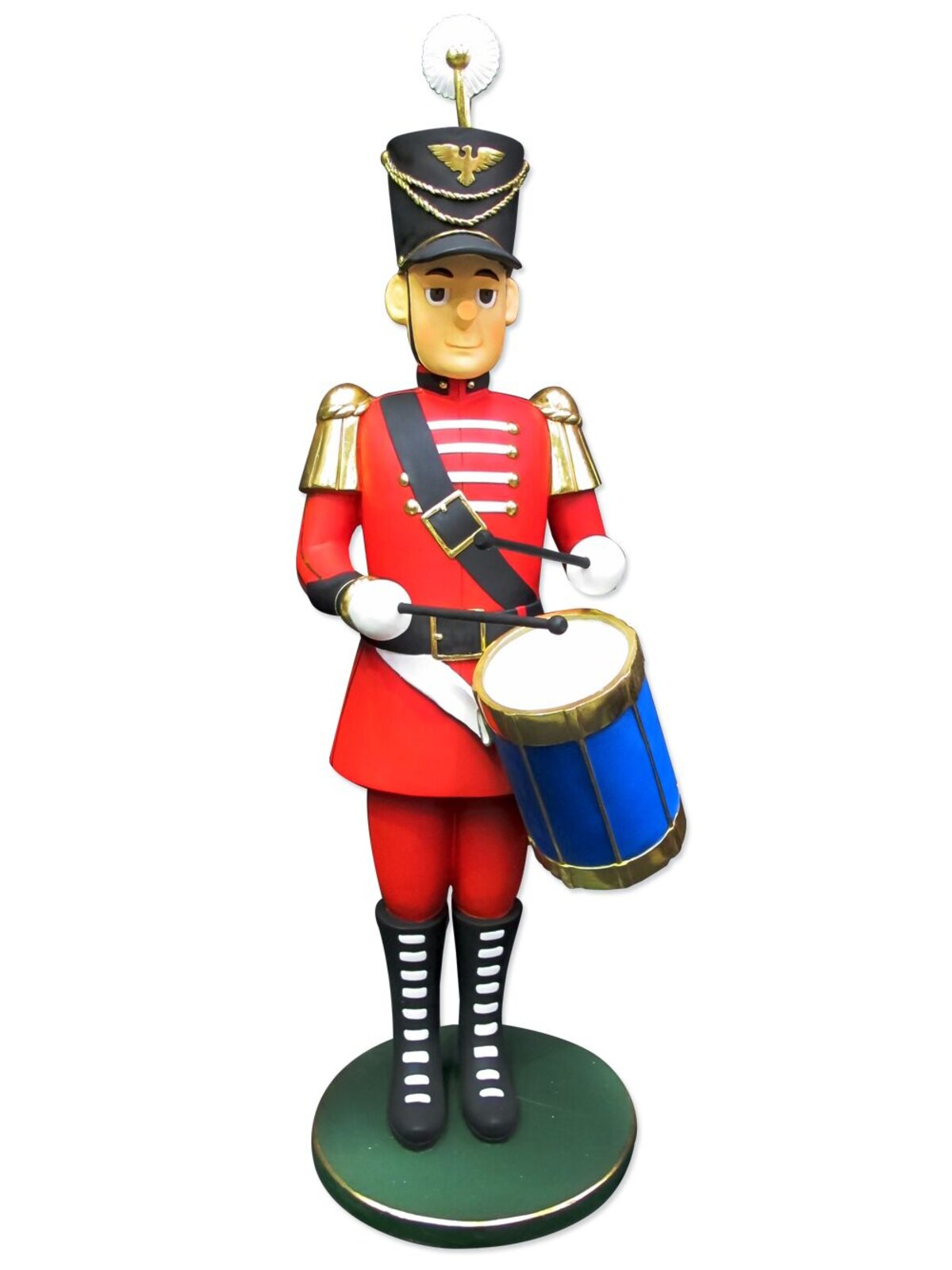 Traditional Resin Drummer Boy Decor - 1.7m