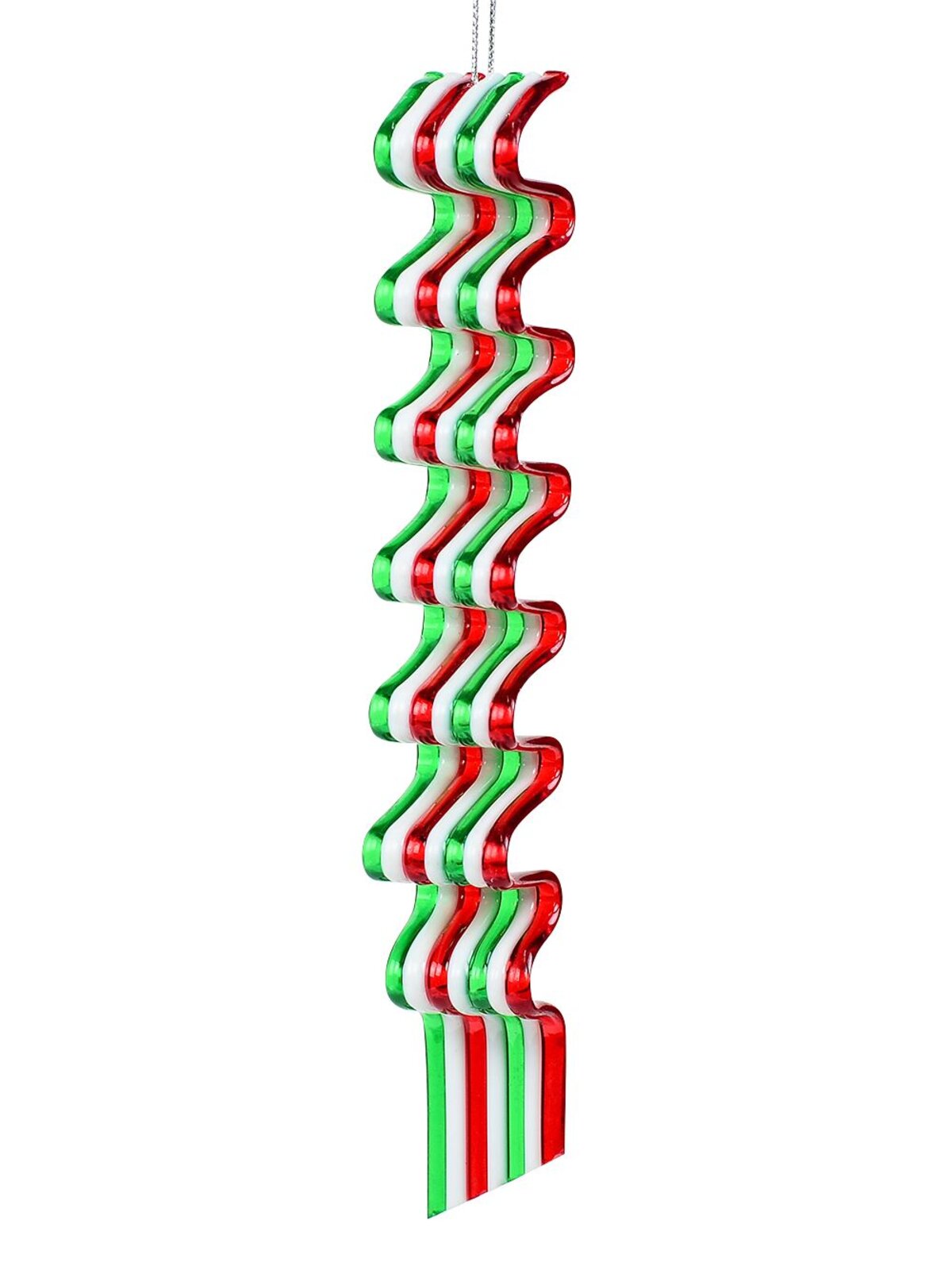 Whimsical Traditional Wavy Ribbon Candy Sweet Essential Ornament | 19cm