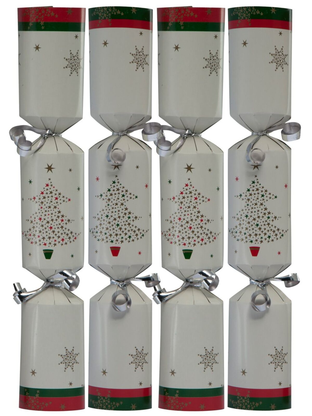 White With Star Tree & Stars Bon Bons - 50 x 28cm