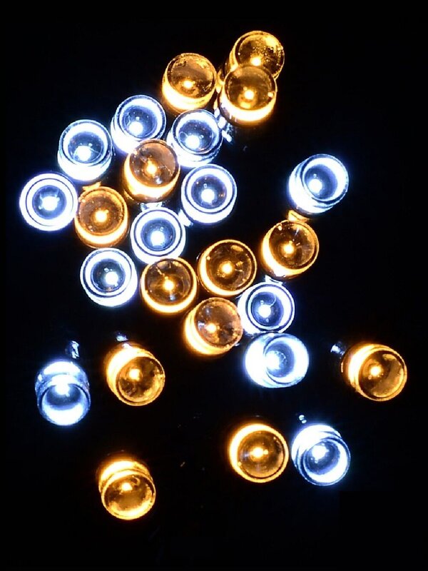 1000 Warm & Cool White LED 50m String Fairy Light