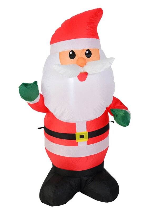 1.2m Cute Greeting Santa | LED Outdoor Inflatable