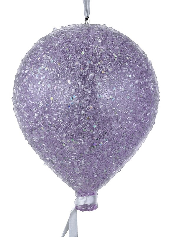Pastel Purple Sugar Balloon Whimsical Large Display Ornament | 15cm