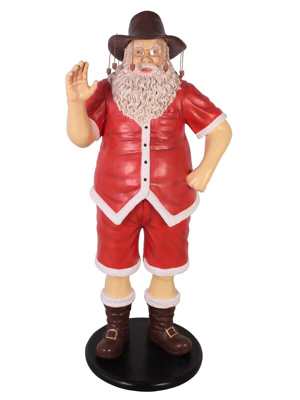 1.7m Fair Dinkum Aussie Swagman Life Size Resin Ornament