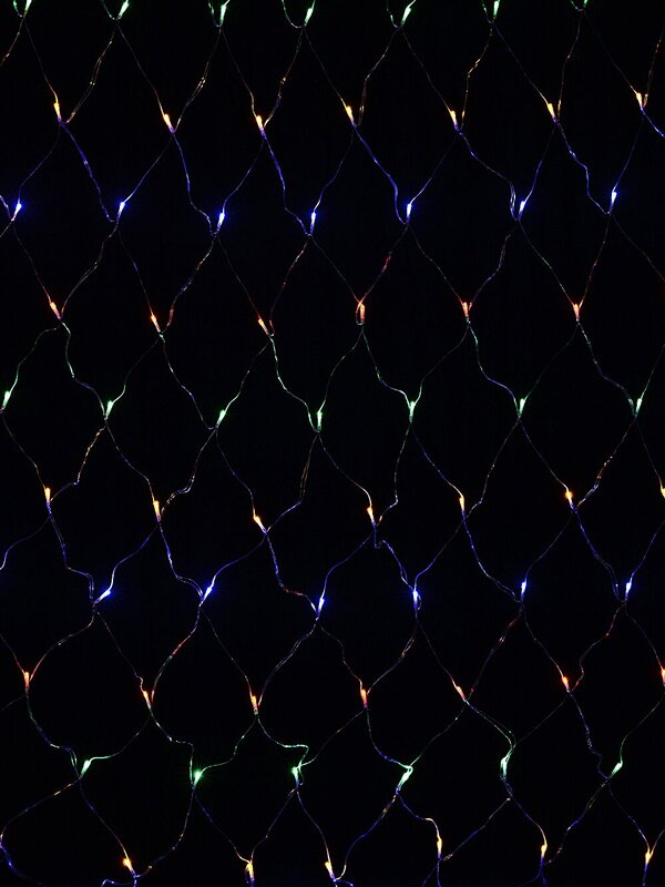 180 Multi Colour LED Net Lights 8 Function With Memory Hold | 1.8m x 1.8m