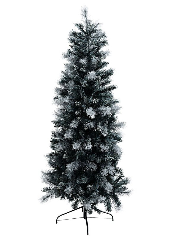 1.8m Gray River Arctic Christmas Tree With 562 Grey & White Tips
