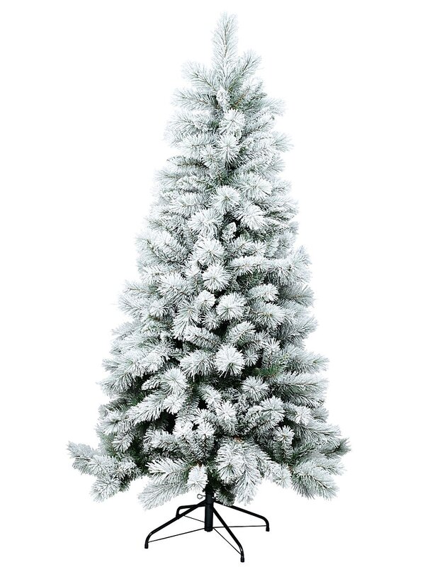 1.8m Yukon Winter Heavily Flocked Tree | 599 Tips & Hinged Branches