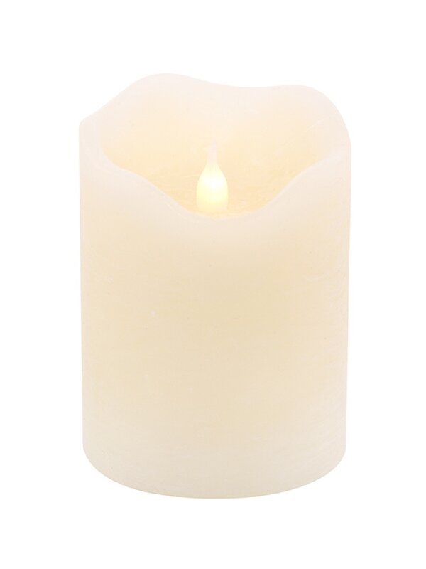 Cavendish & Thames Flameless LED Pillar Ivory Candle | 10cm