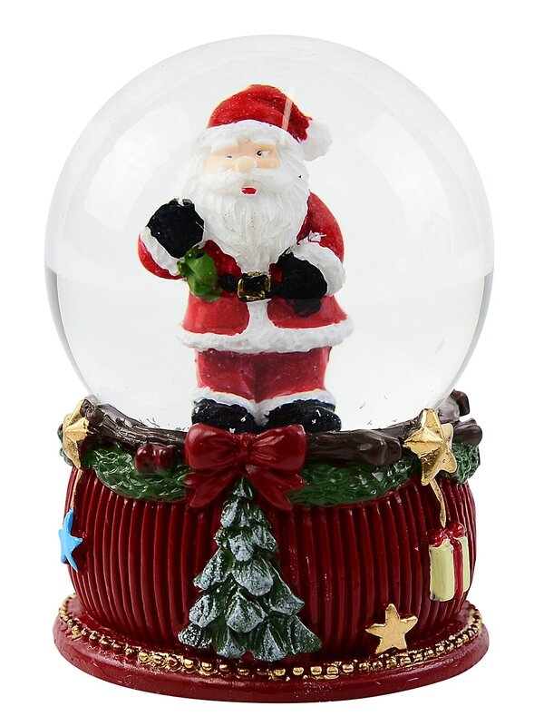 Classic Santa With Sack Mini Waterball Christmas Snow Globe | 45mm