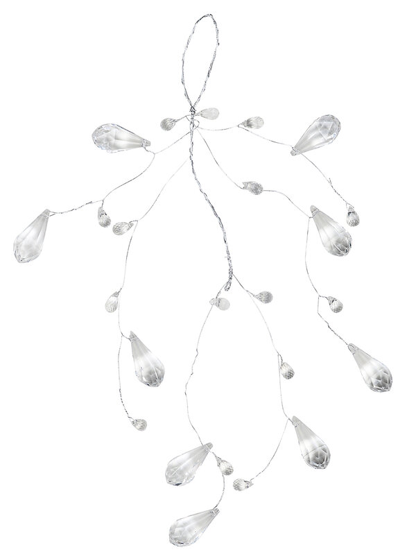 Celestial Clear Crystal Statement Poseable Teardrop Spray | 28cm
