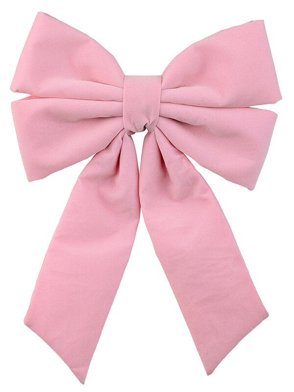 Whimsical Dusty Rose Grand Matte Velvet Decorative Bow | 30cm
