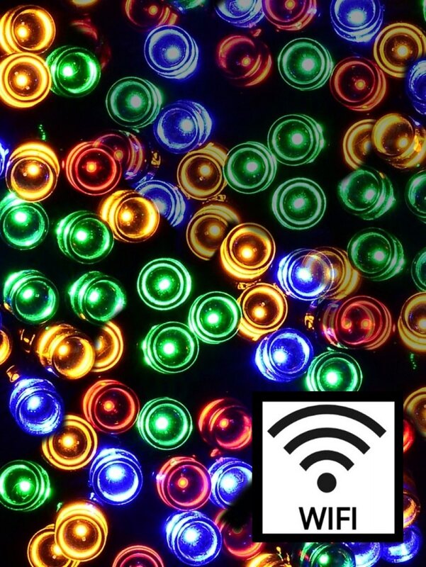 500 Multi Colour LED WiFi Smart App String Fairy Lights 8 Function | 25m